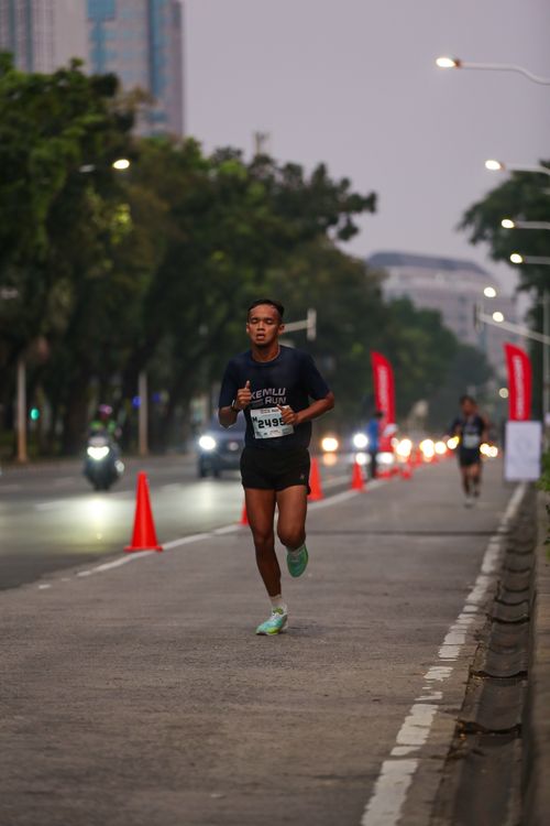 Race photo from KEMLU RUN 2025
