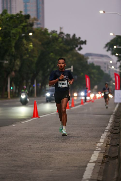 Race photo from KEMLU RUN 2025