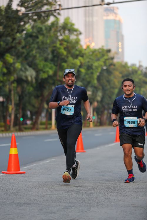 Race photo from KEMLU RUN 2025