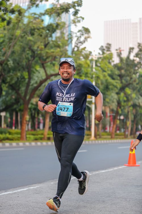 Race photo from KEMLU RUN 2025