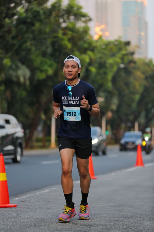 Race photo from KEMLU RUN 2025
