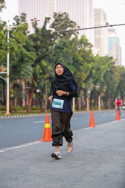 Race photo from KEMLU RUN 2025