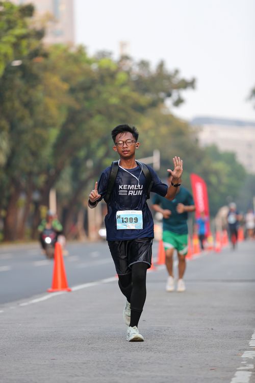 Race photo from KEMLU RUN 2025