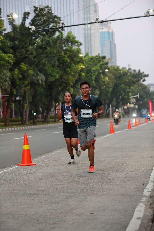 Race photo from KEMLU RUN 2025