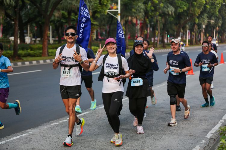 Race photo from KEMLU RUN 2025
