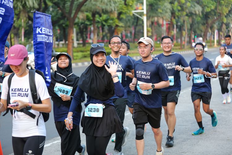 Race photo from KEMLU RUN 2025