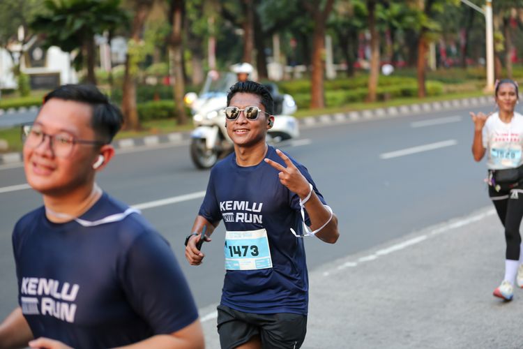 Race photo from KEMLU RUN 2025