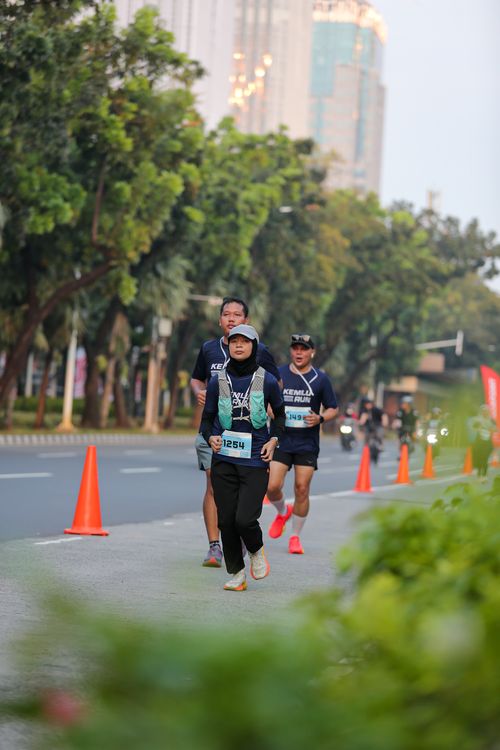 Race photo from KEMLU RUN 2025