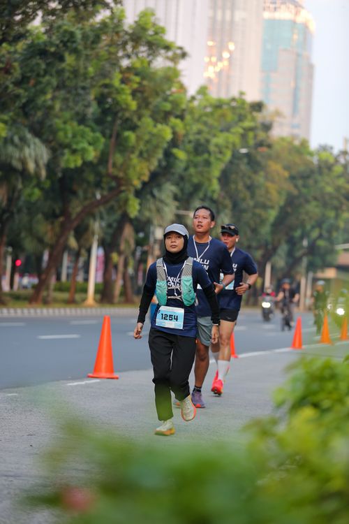 Race photo from KEMLU RUN 2025
