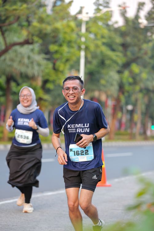 Race photo from KEMLU RUN 2025