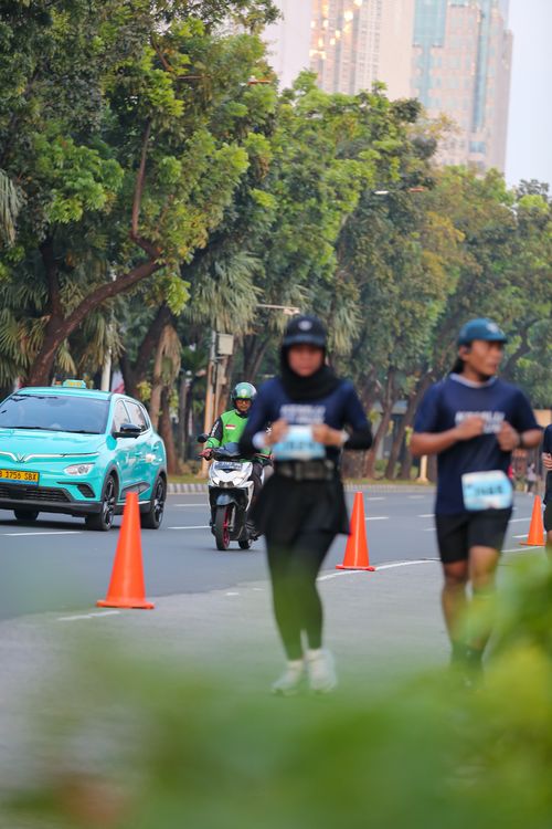 Race photo from KEMLU RUN 2025