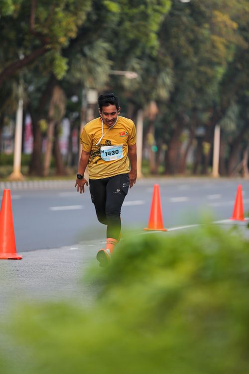 Race photo from KEMLU RUN 2025