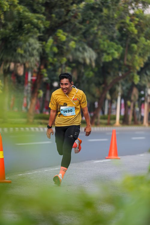 Race photo from KEMLU RUN 2025
