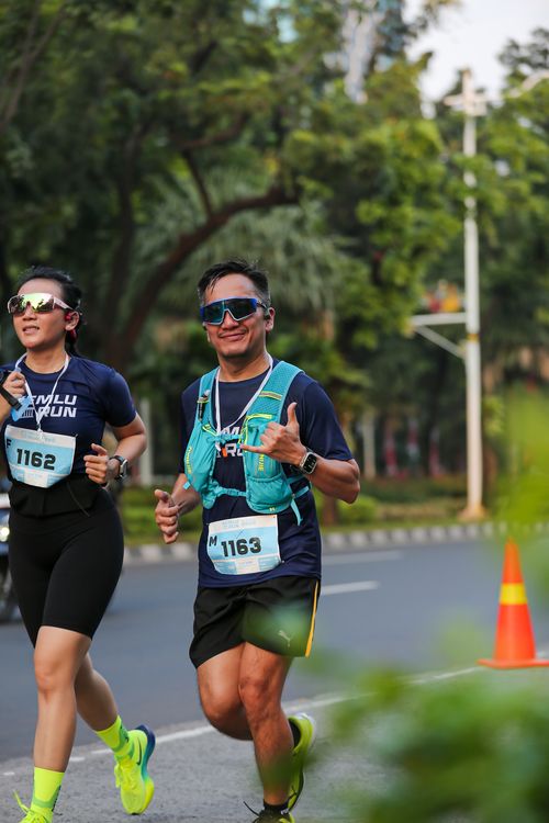 Race photo from KEMLU RUN 2025