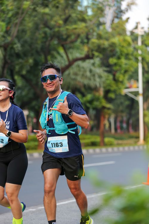 Race photo from KEMLU RUN 2025