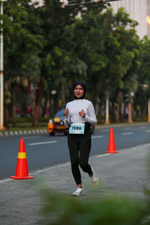 Race photo from KEMLU RUN 2025