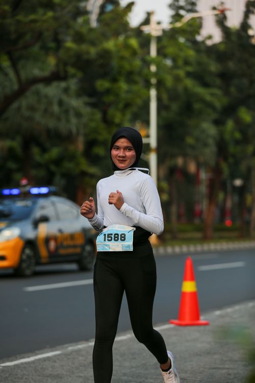 Race photo from KEMLU RUN 2025