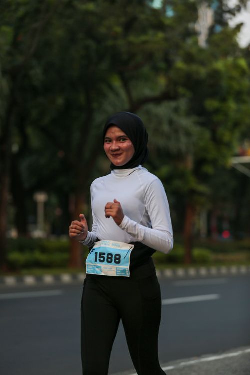 Race photo from KEMLU RUN 2025