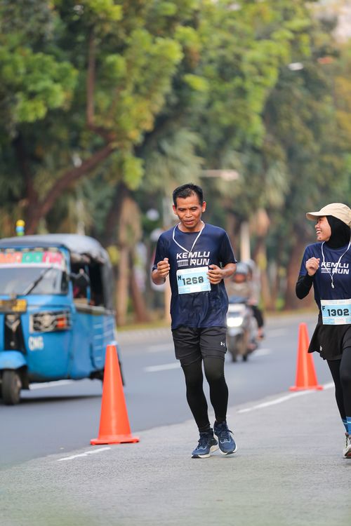 Race photo from KEMLU RUN 2025