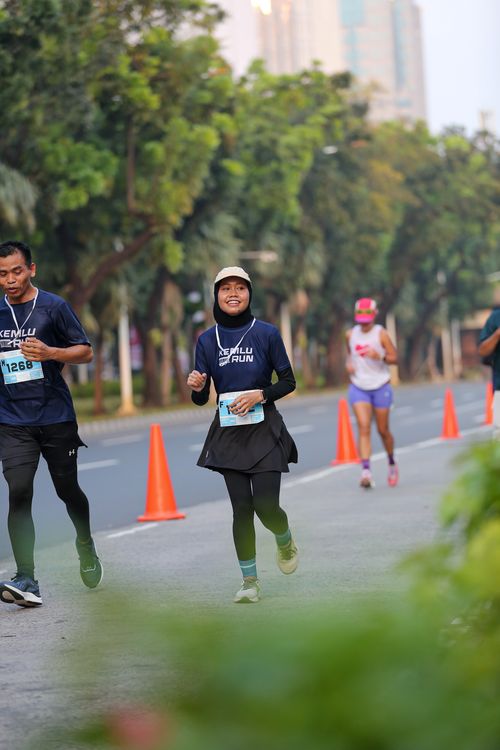 Race photo from KEMLU RUN 2025
