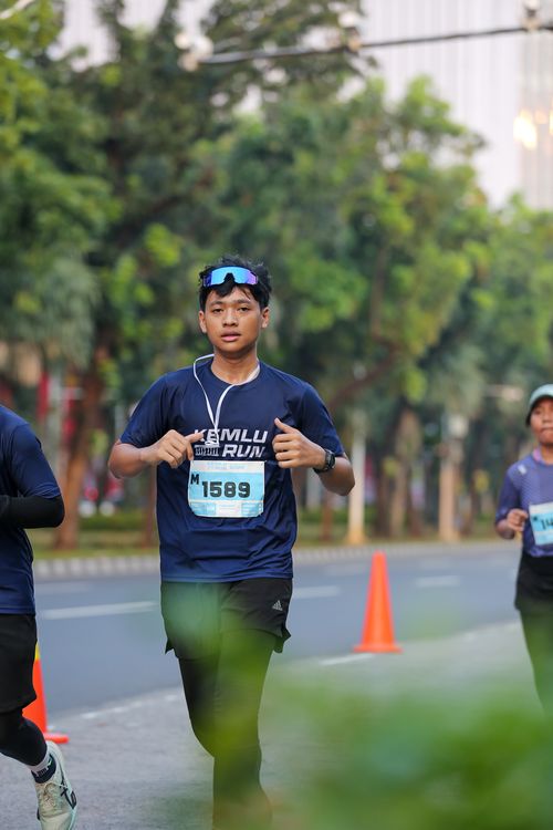 Race photo from KEMLU RUN 2025