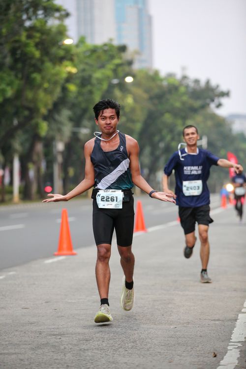 Race photo from KEMLU RUN 2025