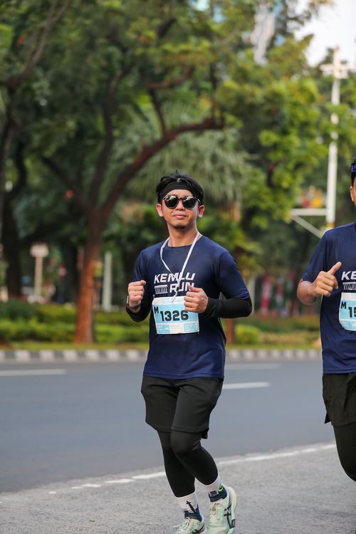 Race photo from KEMLU RUN 2025