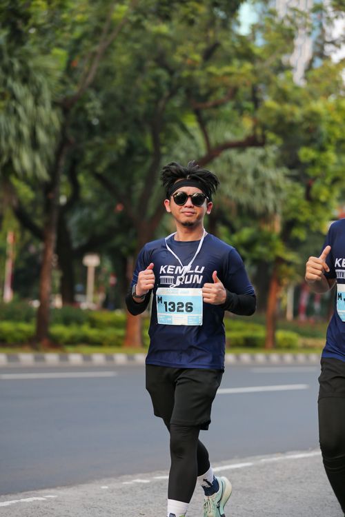 Race photo from KEMLU RUN 2025