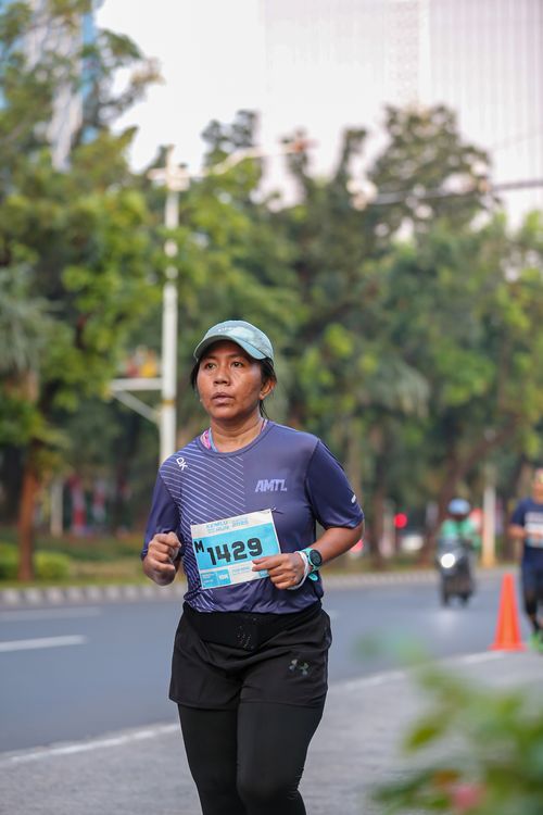 Race photo from KEMLU RUN 2025
