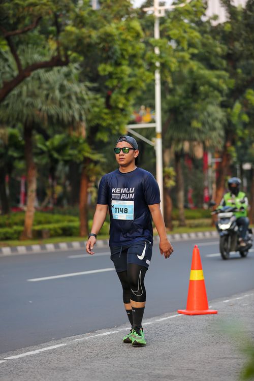 Race photo from KEMLU RUN 2025