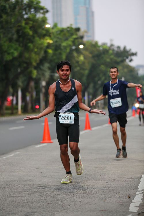 Race photo from KEMLU RUN 2025