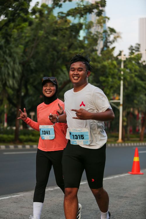 Race photo from KEMLU RUN 2025