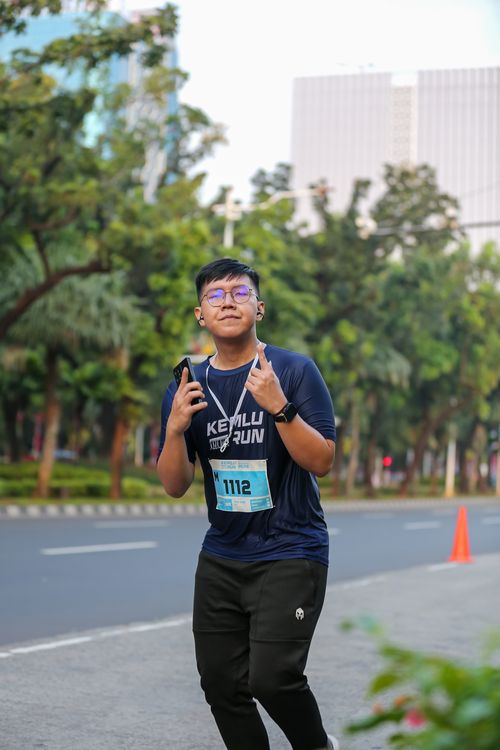 Race photo from KEMLU RUN 2025