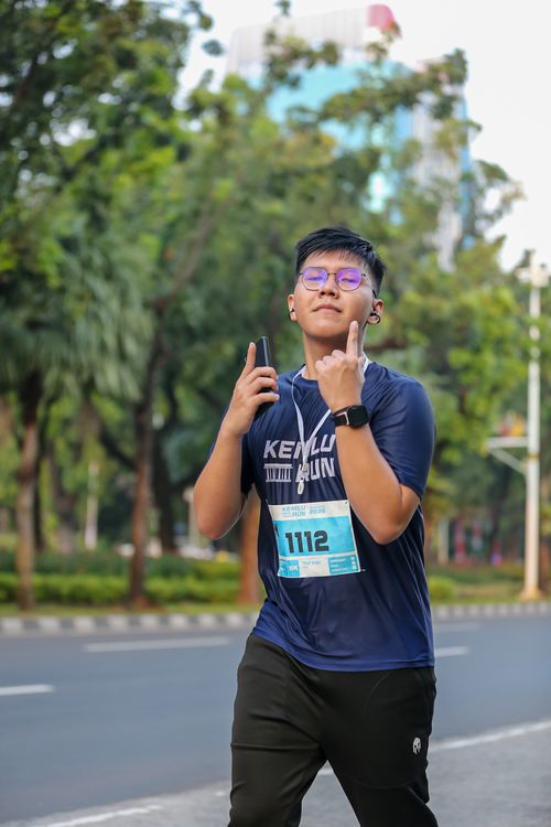 Race photo from KEMLU RUN 2025