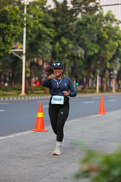 Race photo from KEMLU RUN 2025
