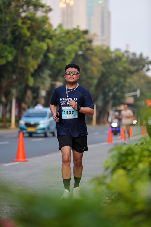 Race photo from KEMLU RUN 2025