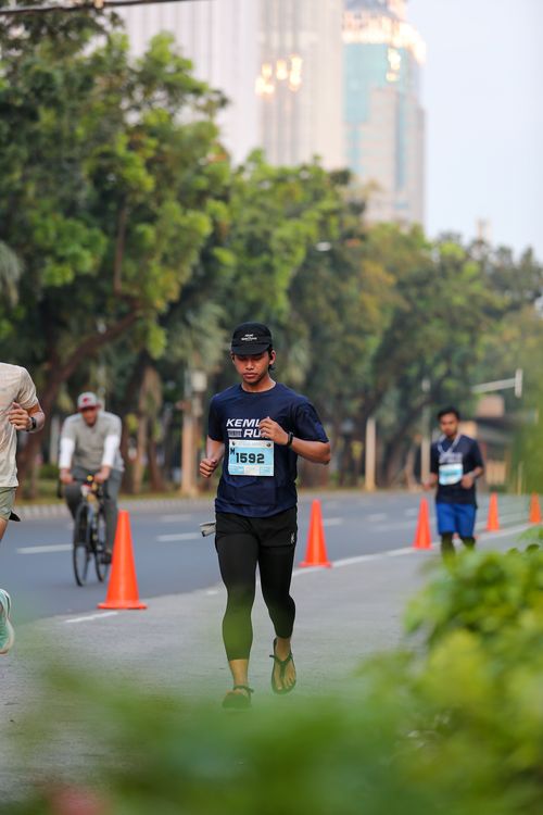 Race photo from KEMLU RUN 2025