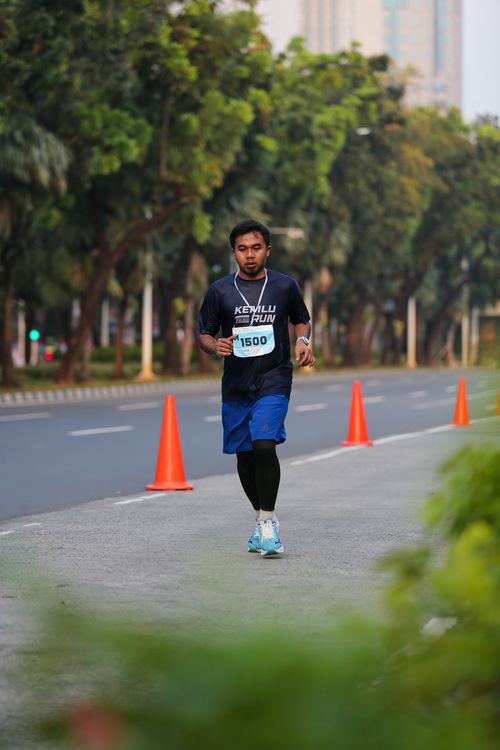 Race photo from KEMLU RUN 2025