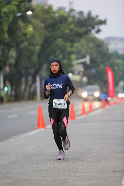 Race photo from KEMLU RUN 2025