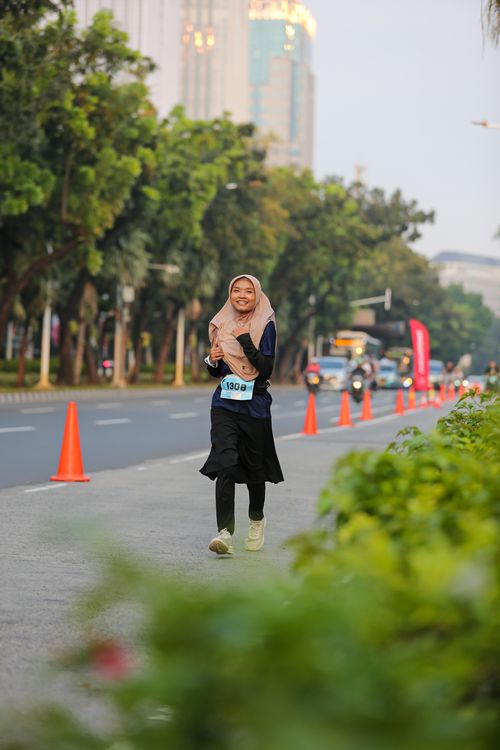 Race photo from KEMLU RUN 2025