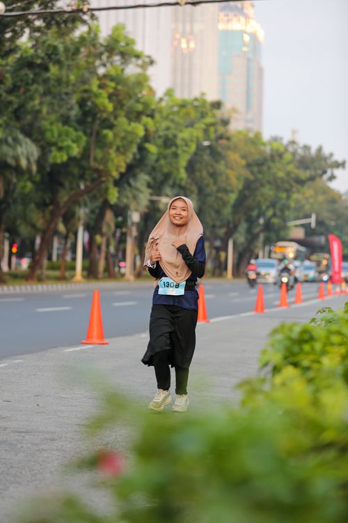 Race photo from KEMLU RUN 2025