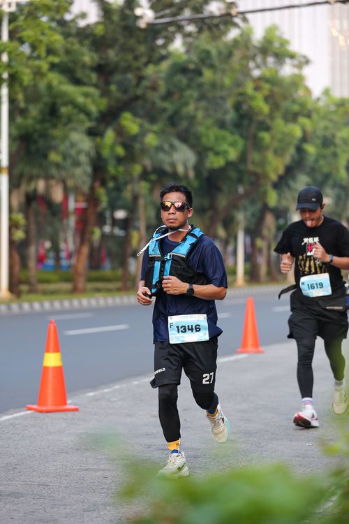 Race photo from KEMLU RUN 2025