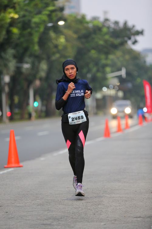 Race photo from KEMLU RUN 2025