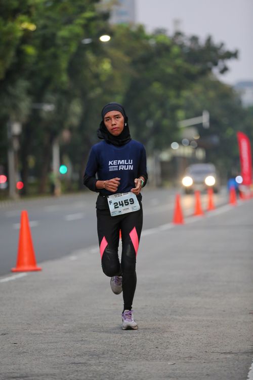 Race photo from KEMLU RUN 2025