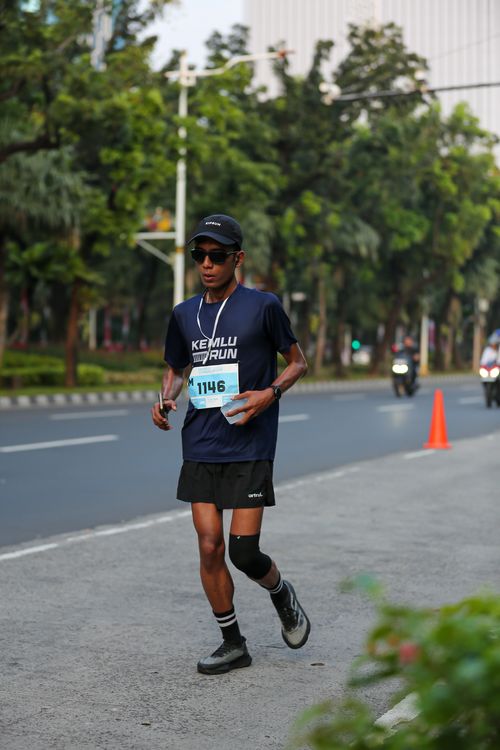 Race photo from KEMLU RUN 2025