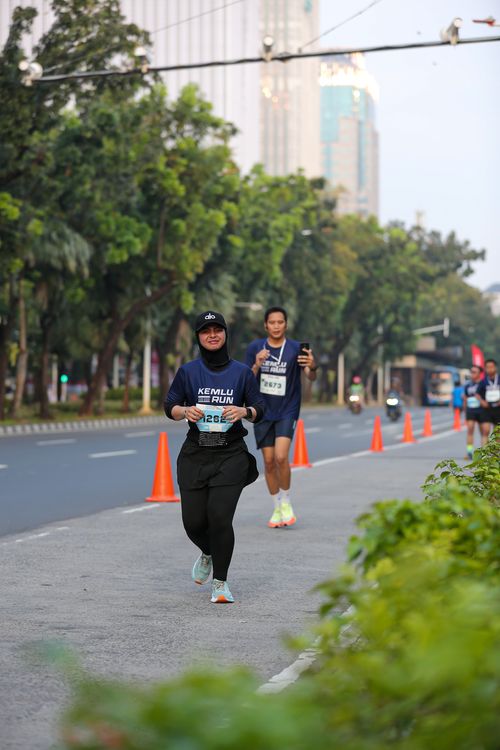 Race photo from KEMLU RUN 2025