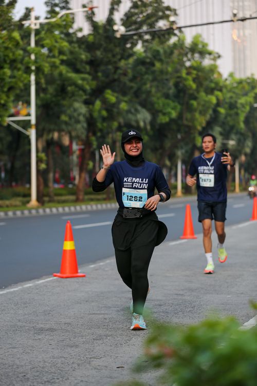Race photo from KEMLU RUN 2025