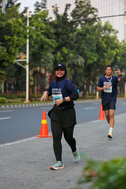 Race photo from KEMLU RUN 2025