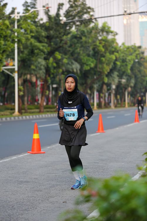 Race photo from KEMLU RUN 2025