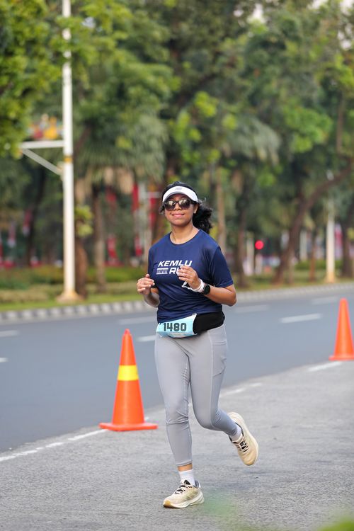 Race photo from KEMLU RUN 2025
